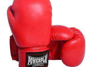 Боксерські рукавиці PowerPlay 3004 Classic Червоні 16 унцій