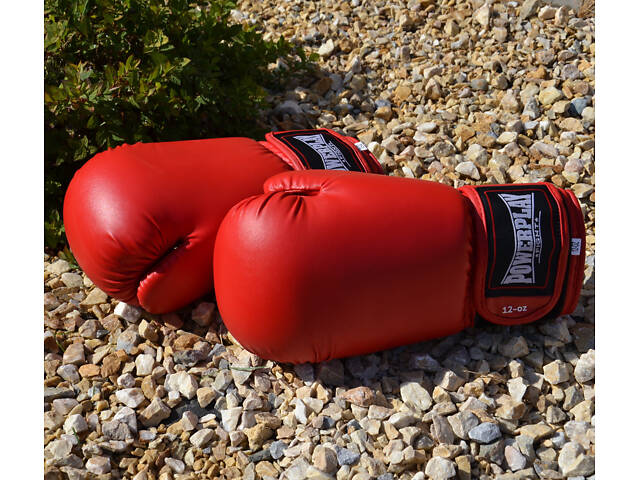 Боксерські рукавиці PowerPlay 3004 Classic Червоні 18 унцій - Фото 7