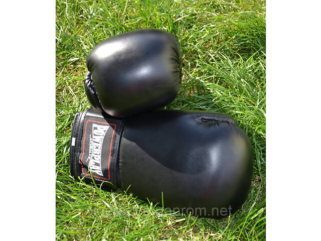 Боксерські рукавиці PowerPlay 3004 Classic Чорні 12 унцій, Оригінал! - Фото 9