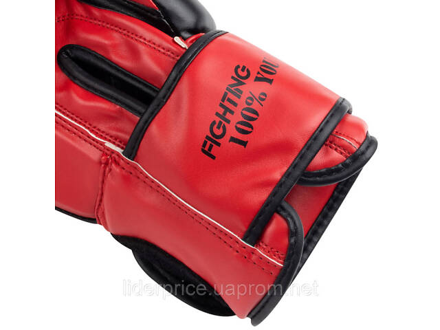 Боксерські рукавиці PowerPlay 3004 Classic Чорно-Червоні 14 унцій, Оригінал! - Фото 8