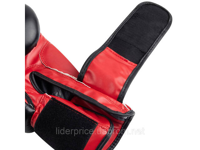 Боксерські рукавиці PowerPlay 3004 Classic Чорно-Червоні 14 унцій, Оригінал! - Фото 10