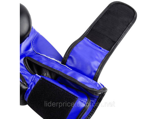 Боксерські рукавиці PowerPlay 3004 Classic Чорно-Сині 14 унцій, Оригінал! - Фото 10