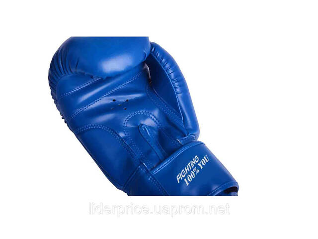 Боксерські рукавиці PowerPlay 3004 Classic Сині 10 унцій, Оригінал! - Фото 5