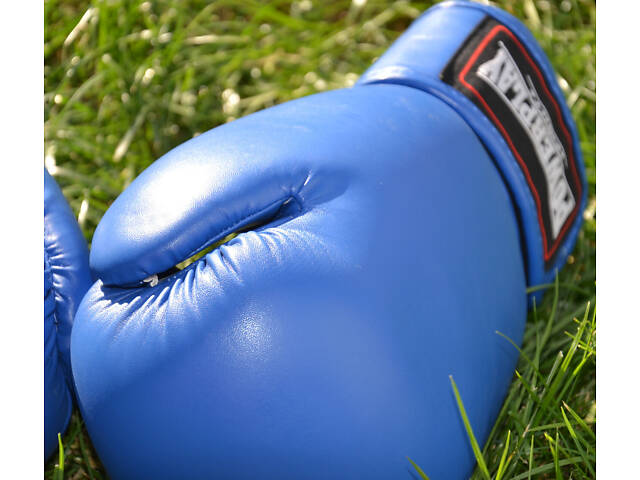 Боксерські рукавиці PowerPlay 3004 Classic Сині 12 унцій - Фото 8