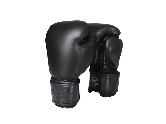 Боксерські рукавиці PowerPlay 3014 Indiana Чорні (натуральна шкіра) 14 унцій - Фото 4