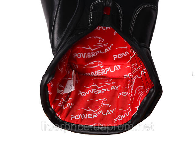Боксерські рукавиці PowerPlay 3014 Indiana Чорні (натуральна шкіра) 10 унцій, Оригінал! - Фото 7