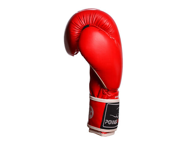 Боксерські рукавиці PowerPlay 3018 Jaguar Червоні 12 унцій - Фото 5