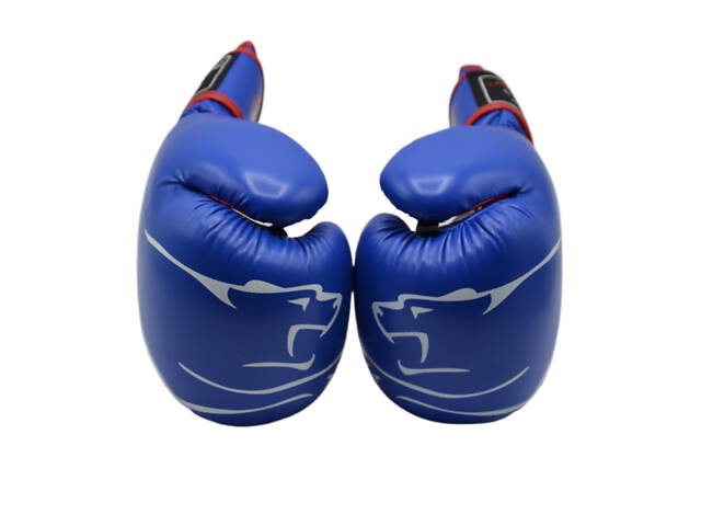 Боксерські рукавиці PowerPlay 3018 Jaguar Сині 10 унцій - Фото 9
