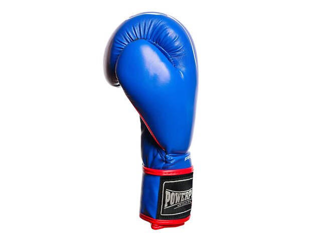 Боксерські рукавиці PowerPlay 3018 Jaguar Сині 10 унцій - Фото 2