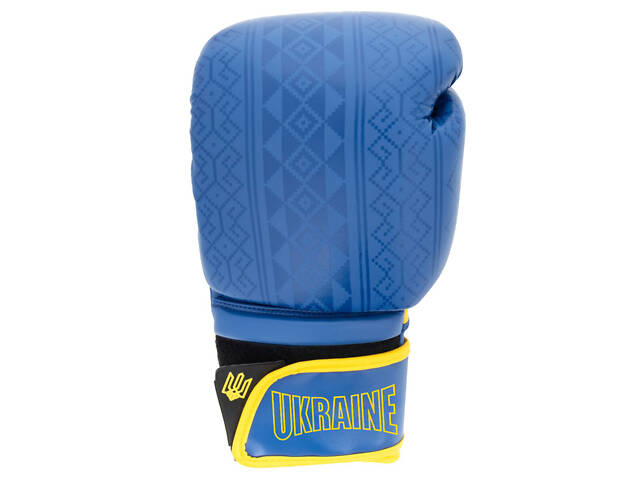 Боксерські рукавиці PowerPlay 3021 Ukraine Синьо-Жовті 8 унцій - Фото 5