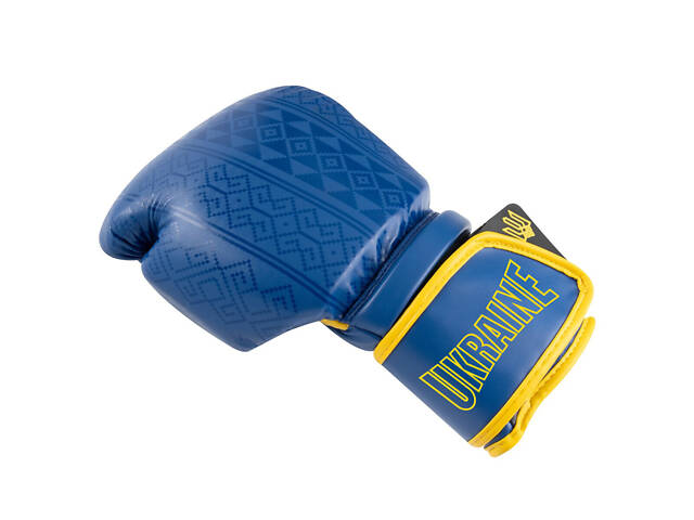Боксерські рукавиці PowerPlay 3021 Ukraine Синьо-Жовті 8 унцій - Фото 7