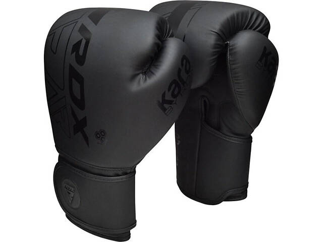 Боксерські рукавиці RDX F6 Kara Matte Black 8 унцій (капа в комплекті) - Фото 3