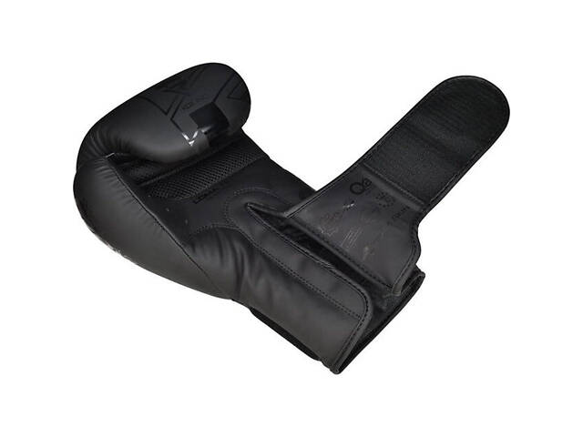 Боксерські рукавиці RDX F6 Kara Matte Black 8 унцій (капа в комплекті) - Фото 6