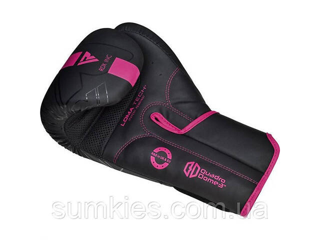 Боксерські рукавиці RDX F6 MATTE PINK-8OZ (капа в комплекті) - Фото 4