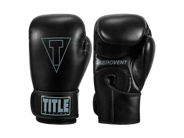 Боксерські рукавиці TITLE Boxing Vegan Gloves Black 12 oz (капа в комплекті) - Фото 5