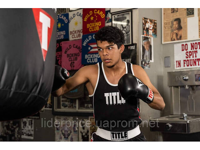 Боксерские перчатки TITLE Classic Black Max Black 14 oz (бинты 4м. в комплекте), Оригинал! - Фото 9