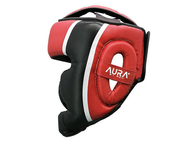 Боксерский шлем RDX AURA PLUS T-17 Red/Black XL - Фото 3