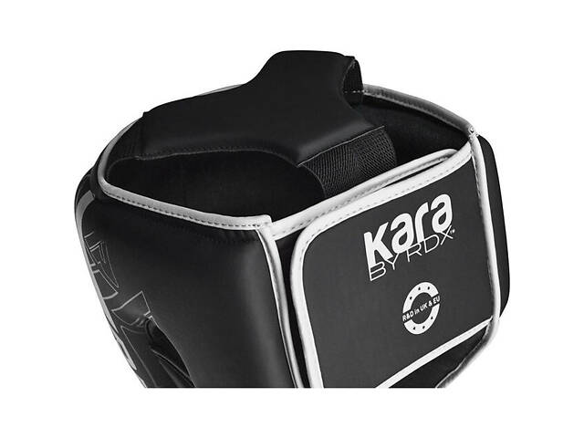 Боксерський шолом RDX F6 KARA Matte White XL (капа у комплекті) - Фото 4