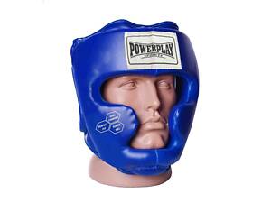 Боксерський шолом тренувальний PowerPlay 3043 Синій XS