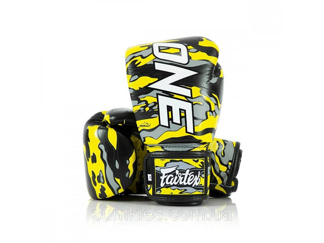 Боксерські рукавиці Fairtex BGV-ONE X STBG (натуральна шкіра) 14 унцій (бинти в комплекті) - Фото 5