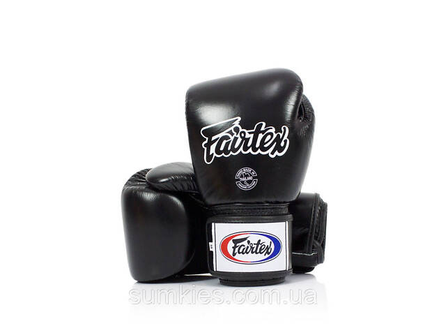 Боксерські рукавиці Fairtex BGV1 Black 14 унцій (бинти в комплекті) - Фото 8