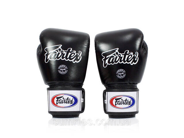 Боксерські рукавиці Fairtex BGV1 Black 14 унцій (бинти в комплекті) - Фото 5