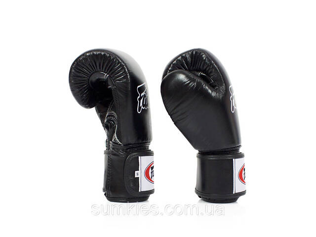 Боксерські рукавиці Fairtex BGV1 Black 14 унцій (бинти в комплекті) - Фото 7