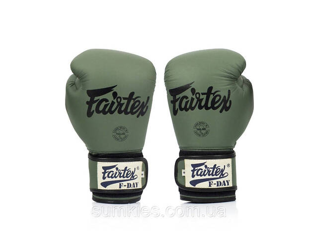 Боксерські рукавиці Fairtex BGV11 Green 12 унцій (бинти в комплекті) - Фото 5