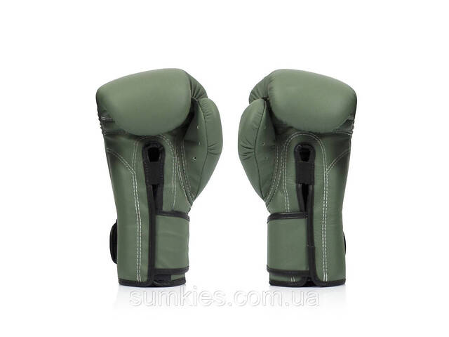 Боксерські рукавиці Fairtex BGV11 Green 12 унцій (бинти в комплекті) - Фото 6