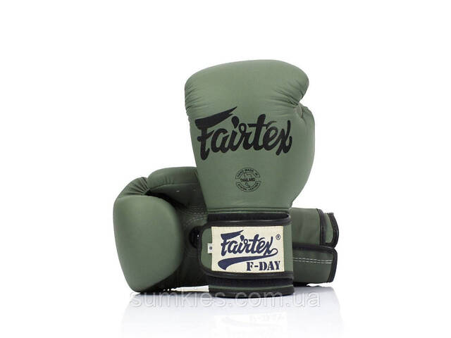 Боксерські рукавиці Fairtex BGV11 Green 16 унцій (бинти в комплекті) - Фото 9