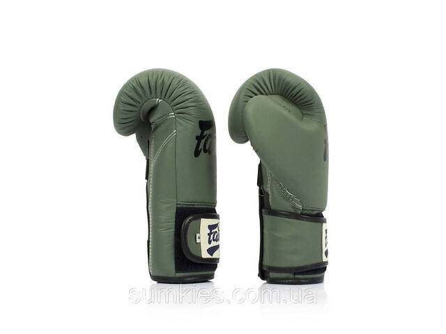 Боксерські рукавиці Fairtex BGV11 Green 16 унцій (бинти в комплекті) - Фото 7