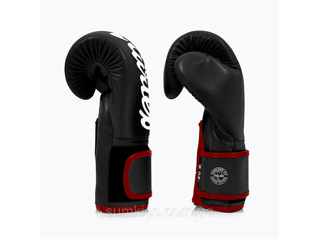 Боксерські рукавиці Fairtex BGV14 Black 10 унцій (бинти в комплекті) - Фото 6