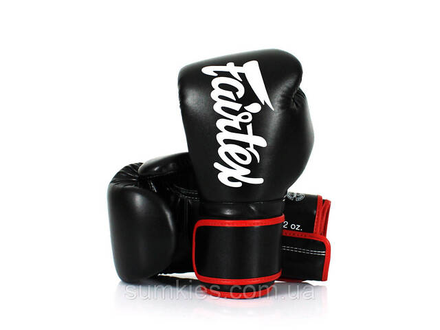 Боксерські рукавиці Fairtex BGV14 Black 12 унцій (бинти в комплекті) - Фото 9