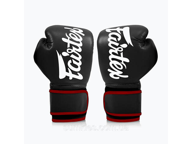 Боксерські рукавиці Fairtex BGV14 Black 12 унцій (бинти в комплекті) - Фото 8