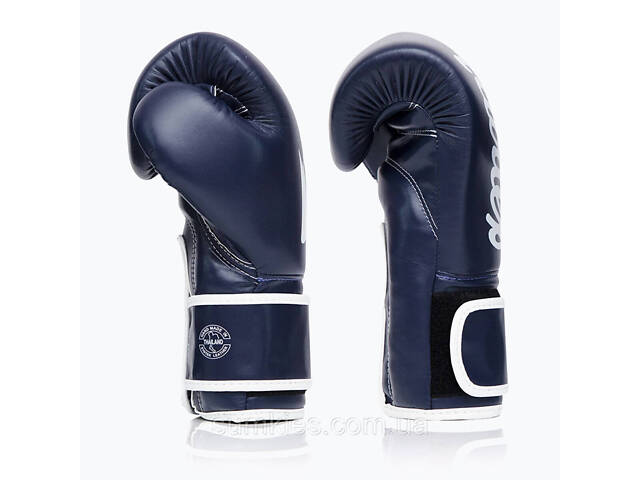 Боксерські рукавиці Fairtex BGV14 Blue 14 унцій (бинти в комплекті) - Фото 8