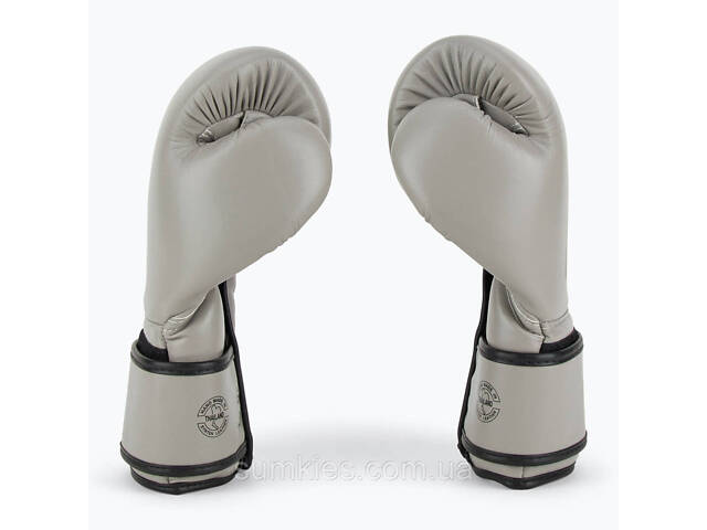 Боксерські рукавиці Fairtex BGV14 Grey 14 унцій (бинти в комплекті) - Фото 6