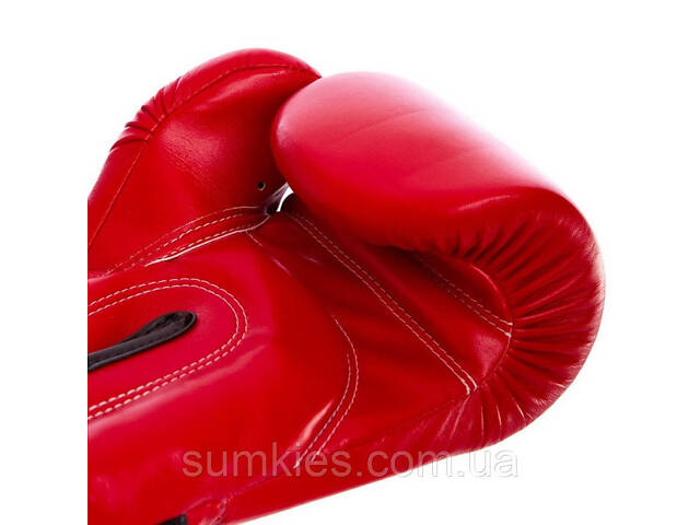 Боксерські рукавиці Fairtex BGV14 Red 10 унцій (бинти в комплекті) - Фото 9