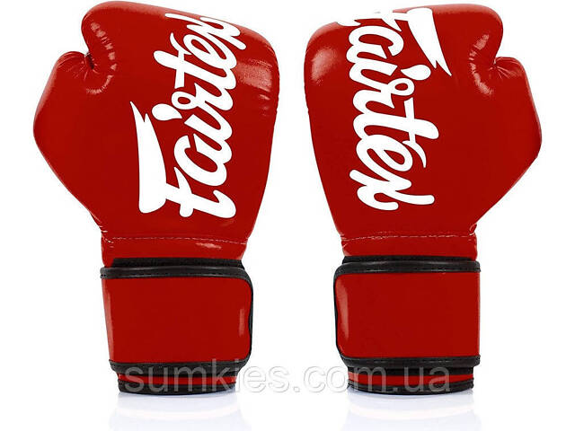 Боксерські рукавиці Fairtex BGV14 Red 16 унцій (бинти в комплекті) - Фото 6