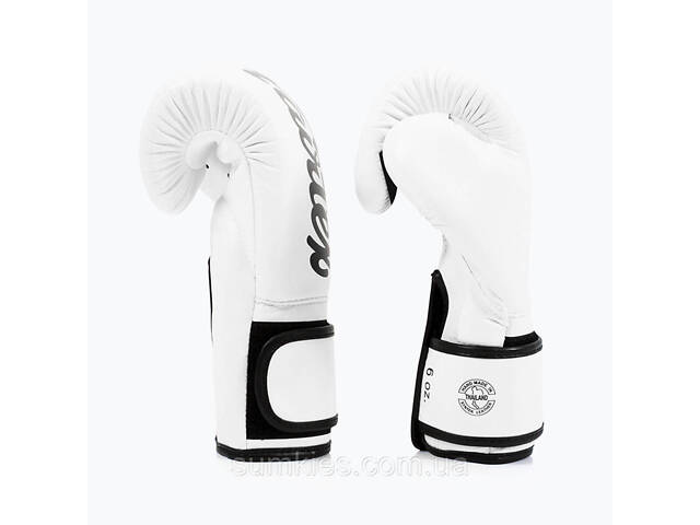 Боксерські рукавиці Fairtex BGV14 White 12 унцій (бинти в комплекті) - Фото 8