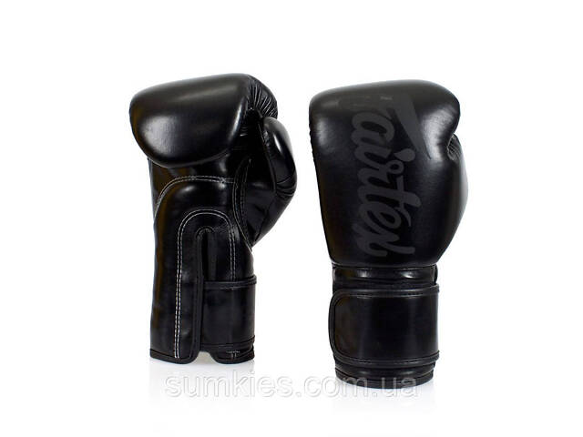 Боксерські рукавиці Fairtex BGV14SB Black 10 унцій (бинти в комплекті) - Фото 8