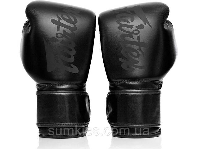 Боксерські рукавиці Fairtex BGV14SB Black 10 унцій (бинти в комплекті) - Фото 5