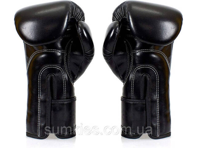 Боксерські рукавиці Fairtex BGV14SB Black 10 унцій (бинти в комплекті) - Фото 6