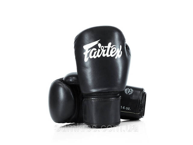 Боксерські рукавиці Fairtex BGV27 Black 10 унцій (бинти в комплекті) - Фото 8