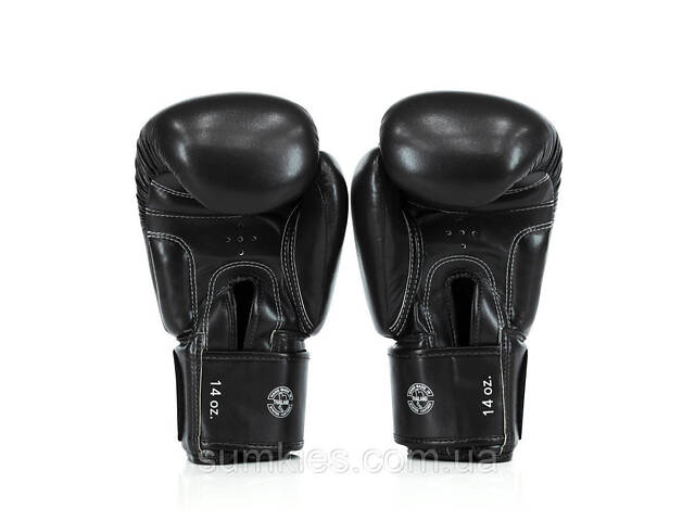 Боксерські рукавиці Fairtex BGV27 Black 10 унцій (бинти в комплекті) - Фото 6