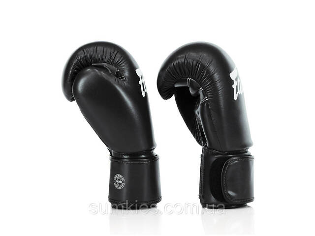 Боксерські рукавиці Fairtex BGV27 Black 10 унцій (бинти в комплекті) - Фото 7