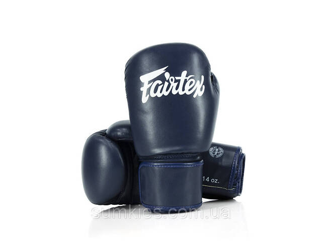 Боксерські рукавиці Fairtex BGV27 Blue 10 унцій (бинти в комплекті) - Фото 8