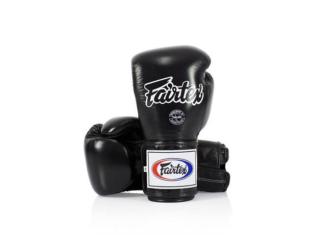 Боксерские перчатки Fairtex BGV5 Black 10 унций (бинты в комплекте) - Фото 8