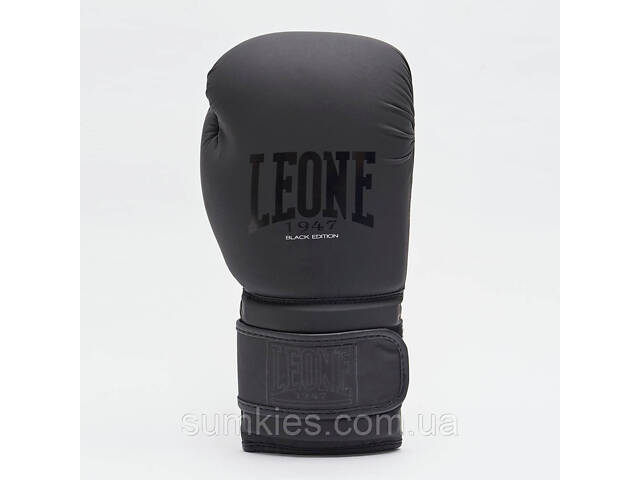 Боксерські рукавиці Leone GN059 Black/White 12 унцій (капу в комплекті) - Фото 5