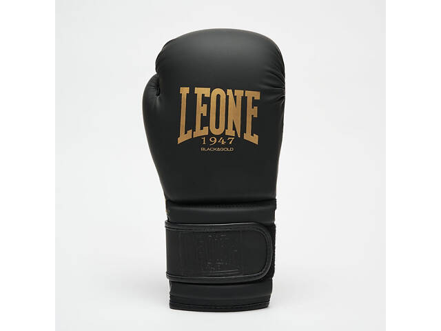 Боксерські рукавиці Leone GN059D Black/Gold 12 унцій (капу в комплекті) - Фото 4