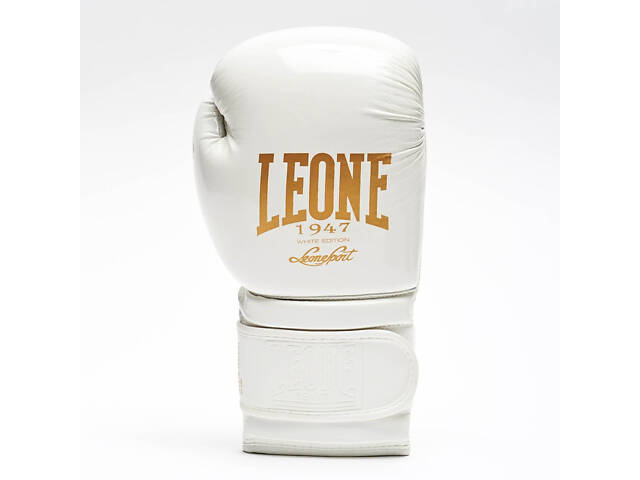 Боксерські рукавиці Leone GN059W White/Gold 12 унцій (капу в комплекті) - Фото 5